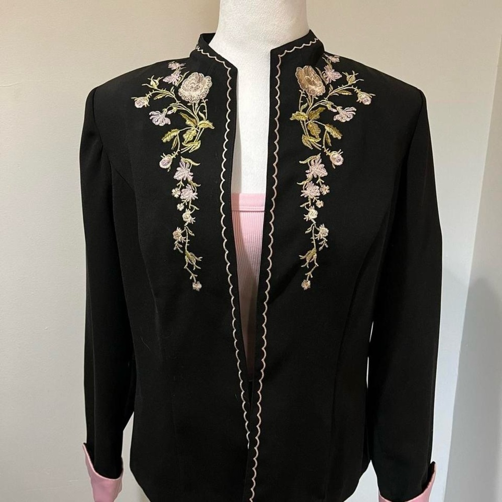 Vintage RK Originals Embroidered Floral Jacket – Size M - Picture 2 of 7